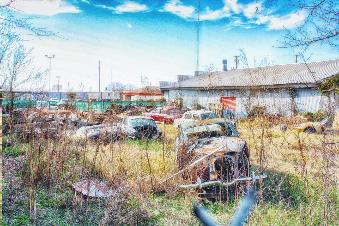 'Field of Abandoned Dreams' (Junk Yard, Taylor, Texas)